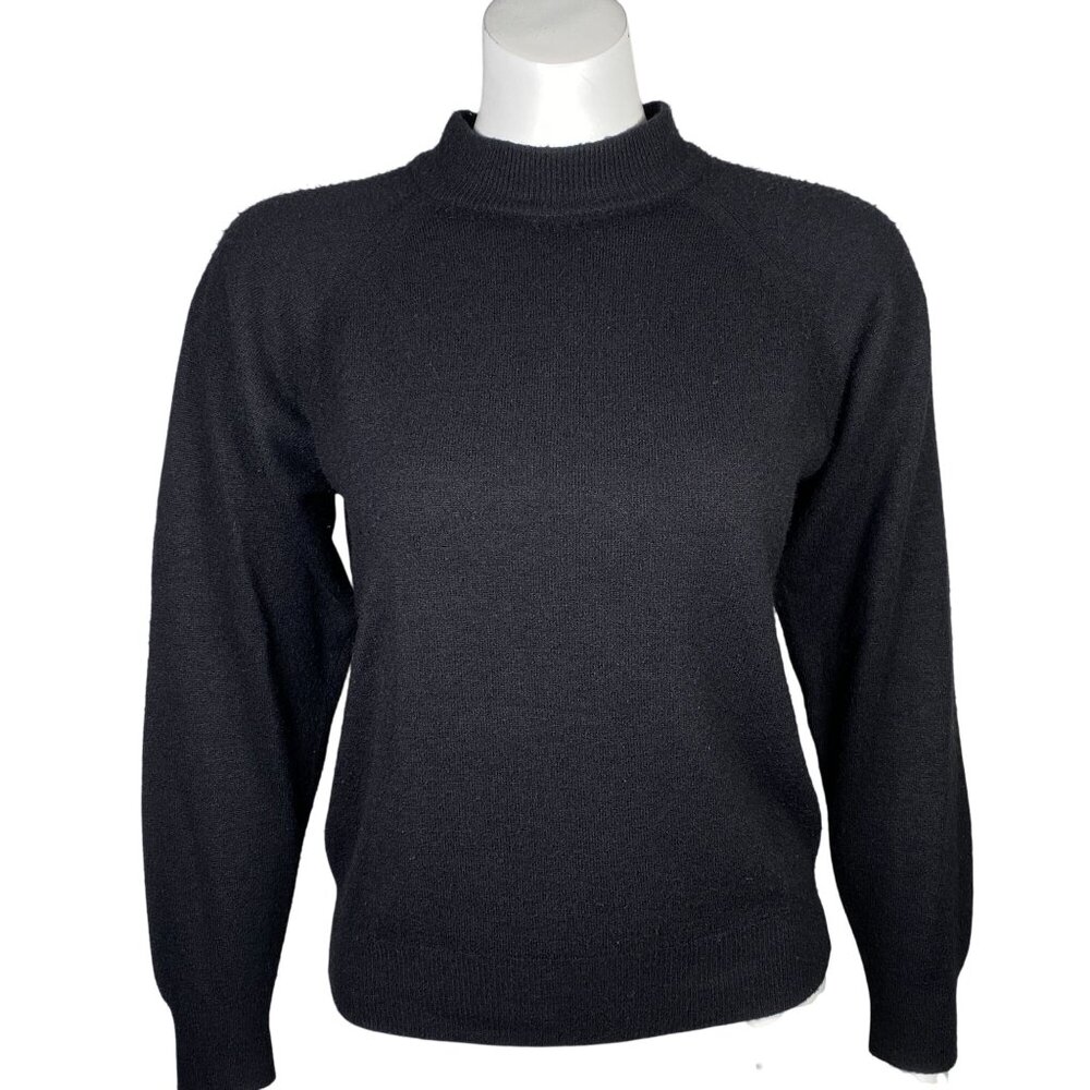 Vintage Designers Originals Luxelon Mock Neck Sweater Womens S